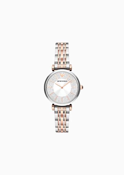 Emporio Armani Watch for Women, Two Hand Movement, 32 mm .